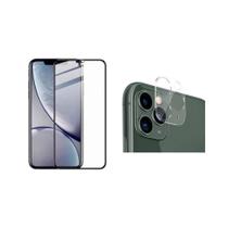 Kit Película de Vidro 3D Tela Toda + Película de Vidro Lente Câmera compatível com todos Iphones