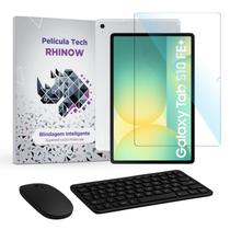 Kit Película de vidro para Samsung Galaxy Tab S10 FE+ Plus 13,1" + Teclado e Mouse (Preto)