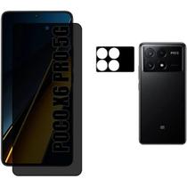 Kit Película Fosca Privacidade + Película Câmera Traseira para Xiaomi Poco X6 Pro Kit Película Fosca Privacidade + Película Câmera Traseira para Xiaomi Poco X6 Pro