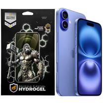 Kit Película Hydrogel HD Frontal + Traseira para iPhone 16 Plus - Proteção Completa - Gshield