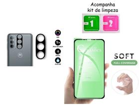 Kit Película Nano Lente Câmera P/ Motorola Moto G31 G41 6.4 + Película Frontal A Sua Escolha