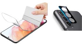 Kit Película Nano Lente Câmera + Pelicula De Nano Gel Compatível Samsung Galaxy S22+ PLUS 5G 6.6