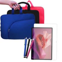 Kit Película Para Tablet Lenovo Tab P12 + Luva Maleta de Proteção + Caneta