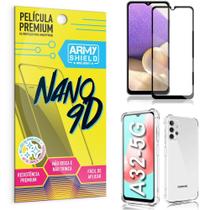 Kit Película Premium Nano 9D para Galaxy A32 + Capa Anti Impacto - Armyshield