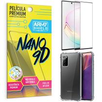 Kit Película Premium Nano 9D para Galaxy Note 20 + Capa Anti Impacto - Armyshield