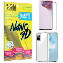 Kit Película Premium Nano 9D para Galaxy S20 + Capa Anti Impacto - Armyshield