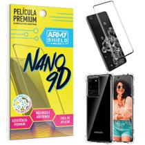 Kit Película Premium Nano 9D para Galaxy S20 Ultra + Capa Anti Impacto - Armyshield