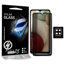 Kit Película Privacidade 3d + P. Câmera P/ Galaxy A12 A125 6.5 - Cell In Power25