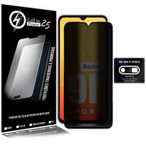 Kit Película Privacidade 3d + Película Câmera Compatível Redmi 9I Sport 6.53 - Cell In Power25 Kit Película Privacidade 3d + Película Câmera Compatível Redmi 9I Sport 6.53 - Cell In Power25