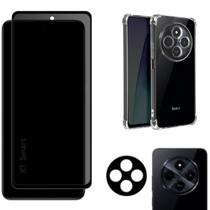 Kit Película Privacidade Fosca Poco C75 - Câmera + Capinha