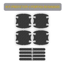 Kit Película Protetor De Maçaneta Fibra Resinado Renault Kit Película Protetor De Maçaneta Fibra Resinado Renault