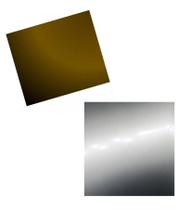 Kit Películas Polarizada Dourada 88x48cm + Prateada 100x50cm