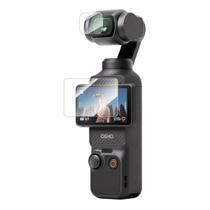 Kit Películas Vidro Lente + Lcd Dji Osmo Pocket 3 - Telesin