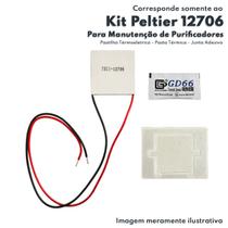 Kit Peltier 12706 Pasta Térmica 5g e Junta Adesiva Para de Purificador de Água - Mks Shop