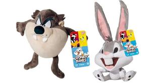 Kit Pelúcia Looney Tunes Tunes - Pernalonga 42 Cm e Taz 23 cm - Baby Brink