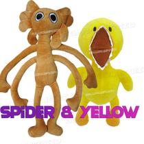 Kit Pelúcia Rainbow Friend Roblox Yellow Spider Pato Amarelo
