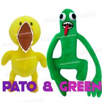 Kit Pelúcia Rainbow Friends Roblox Pato Amarelo Green Verde