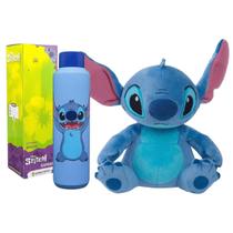 Kit Pelúcia Stitch Com Cheiro e Som e Garrafinha