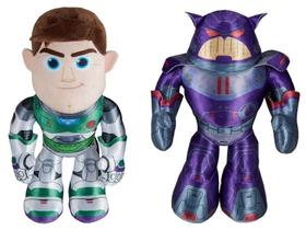 Kit Pelucias Buzz e Zurg 25CM Buzz Lighyear - Disney Pixar - Lightyear o Filme - Toy Story - Mattel - HHC62