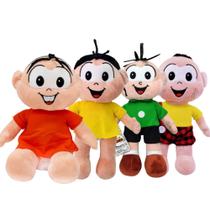 Kit - Pelúcias da Turma da Mônica - Mônica/Magali/Cebolinha/Cascão