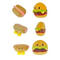 Kit Pelúcias Hora Do Lanche Burger+Hot Dog Caa Toys Kit Pelúcias Hora Do Lanche Burger+Hot Dog Caa Toys