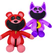 Kit Pelúcias Poppy Playtime Cap 3 Cat Nap E Bobby Bear Hug