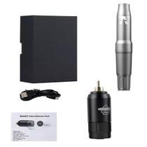 Kit Pen Adapt e Fonte s/ Fio Tattoo Camuflagem Estria Micro