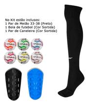 Kit Penalty Meião Matis 33 - 38 + Caneleira + Bola Futebol Kit Penalty Meião Matis 33 - 38 + Caneleira + Bola Futebol