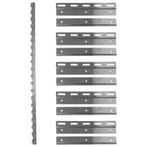 Kit Pendural 20cm P/ Trilho Aço Inox P/ Vinil 5 Pares + Trilho 1 M Aço Inox P/ Vinil - Extruflex