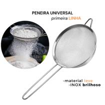 Kit Peneira Cozinha Inox 3 Tamanhos 7cm,8cm E 10 Cm P,M,G - Dolce Home