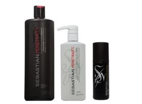 Kit Penetraitt Shampoo 1l+ Máscara 500ml+ SebastianTexture Maker