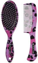 Kit Pente e Escova Animal Print Isacare Kit Pente e Escova Animal Print Isacare