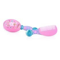 Kit Pente e Escova Decoradas Infantil Bebê Menino Menina - Nuby