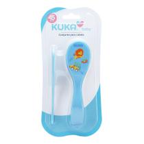 Kit pente e escova kuka baby azul Kit pente e escova kuka baby azul