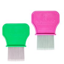 Kit Pente Fino Verde + Rosa Piolhos e Lêndeas - Dr. pentinho