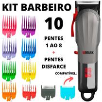 Kit Pentes 1 Ao 8 E Pente De Disfarce Profissional!