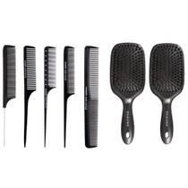 Kit pentes profissionais cabeleireiro 2un raquete marco boni