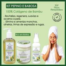 Kit Pepino e Babosa - Sabonete+Esfoliante+Creme - 580ml