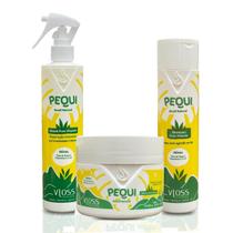 Kit Pequi Pure Vitamin Vloss Sh + Mask E Sérum 300Ml Cada