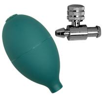 Kit Pêra Insuflação Pera Insuflacao Valvula Deflacao Para Aparelho de Pressão Aneroide Esfigmomanômetro Accumed Premium
