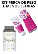 Kit perca de peso menos estrias zerapetite + creme rosa mosqueta creme