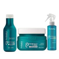 Kit Perfect Care Hobety Shampoo300mlMáscara300gLeave in 150ml Kit Perfect Care Hobety Shampoo300mlMáscara300gLeave in 150ml