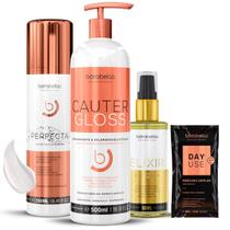 Kit Perfecta 250ml, CauterGloss e Elixir 12Óleos Bórabella