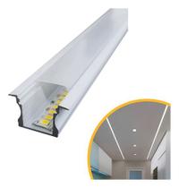 Kit Perfil Embutir 6m Alumínio + Fita 240 Led Ip65 + Fonte Kit Perfil Embutir 6m Alumínio + Fita 240 Led Ip65 + Fonte