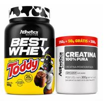 Kit Performance - Best Whey Protein Toddy + Creatina 100% Pura - Atlhetica Nutrition Sabor:ToddyTamanho:ÚnicoGênero:Un Kit Performance - Best Whey Protein Toddy + Creatina 100% Pura - Atlhetica Nutrition Sabor:ToddyTamanho:ÚnicoGênero:Un
