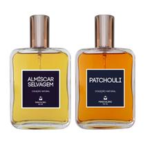Kit Perfume - Almíscar Selvagem + Patchouli Clássico 100Ml