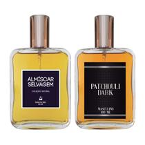 Kit Perfume - Almíscar Selvagem + Patchouli Dark 100ml - Essência do Brasil