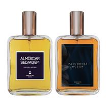 Kit Perfume - Almíscar Selvagem + Patchouli Ocean 100Ml