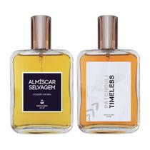 Kit Perfume - Almíscar Selvagem + Patchouli Timeless 100Ml