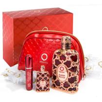 Kit Perfume Amber Rouge Orientica EDP Feminino 80ml + 7,5ml + Necessaire Kit Perfume Amber Rouge Orientica EDP Feminino 80ml + 7,5ml + Necessaire